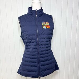 PETER MILLAR FUSE ELITE HYBRID QUILTED JACKET VEST embroidered logo Size M